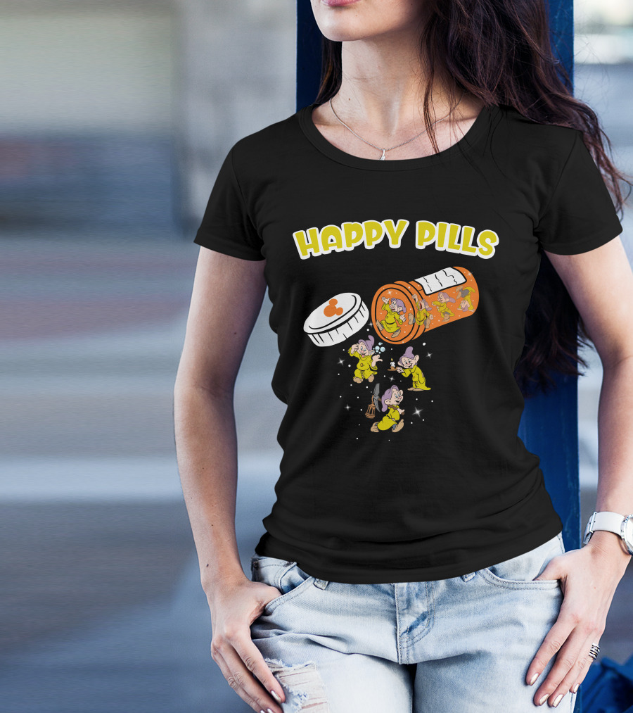 HAPPY PILLS Dopey Dwarf Animation T-Shirt