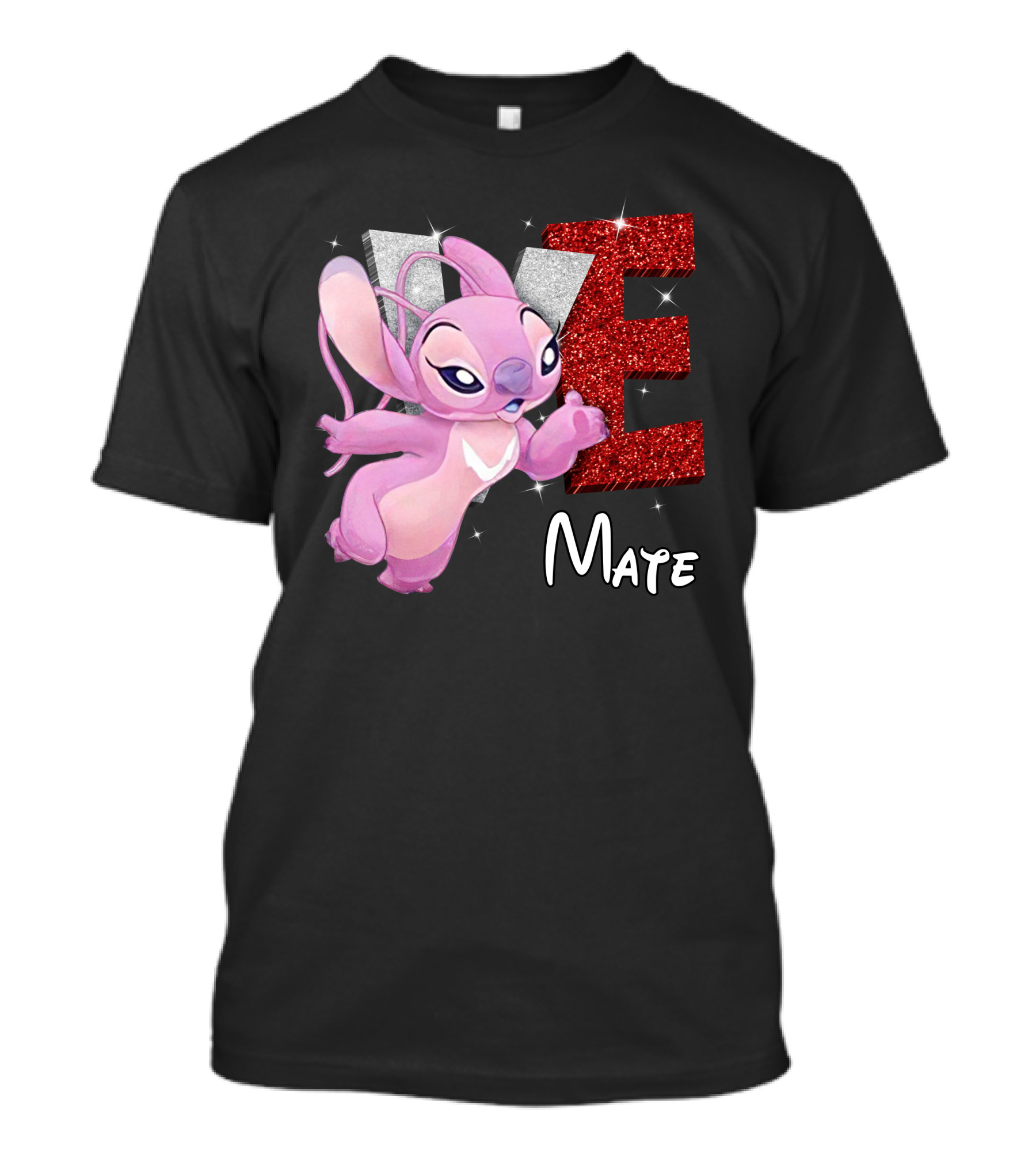 Love Mate Angel Experiment 624 Sparkle T-Shirt