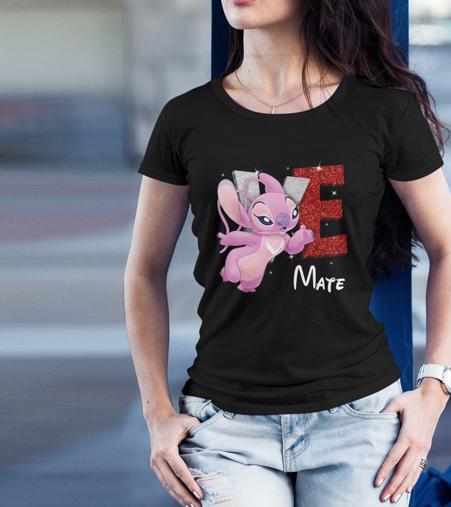 Love Mate Angel Experiment 624 Sparkle T-Shirt