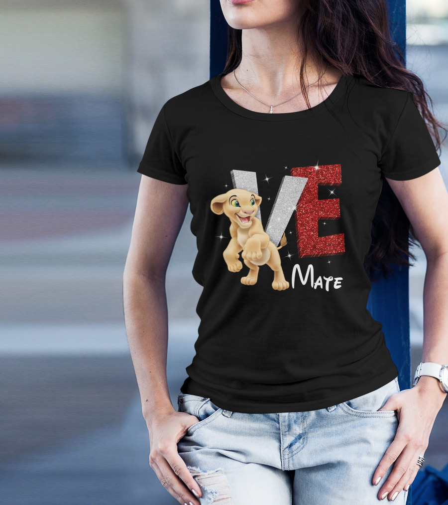 Nala Love Mate Lion Cub Sparkle T-Shirt