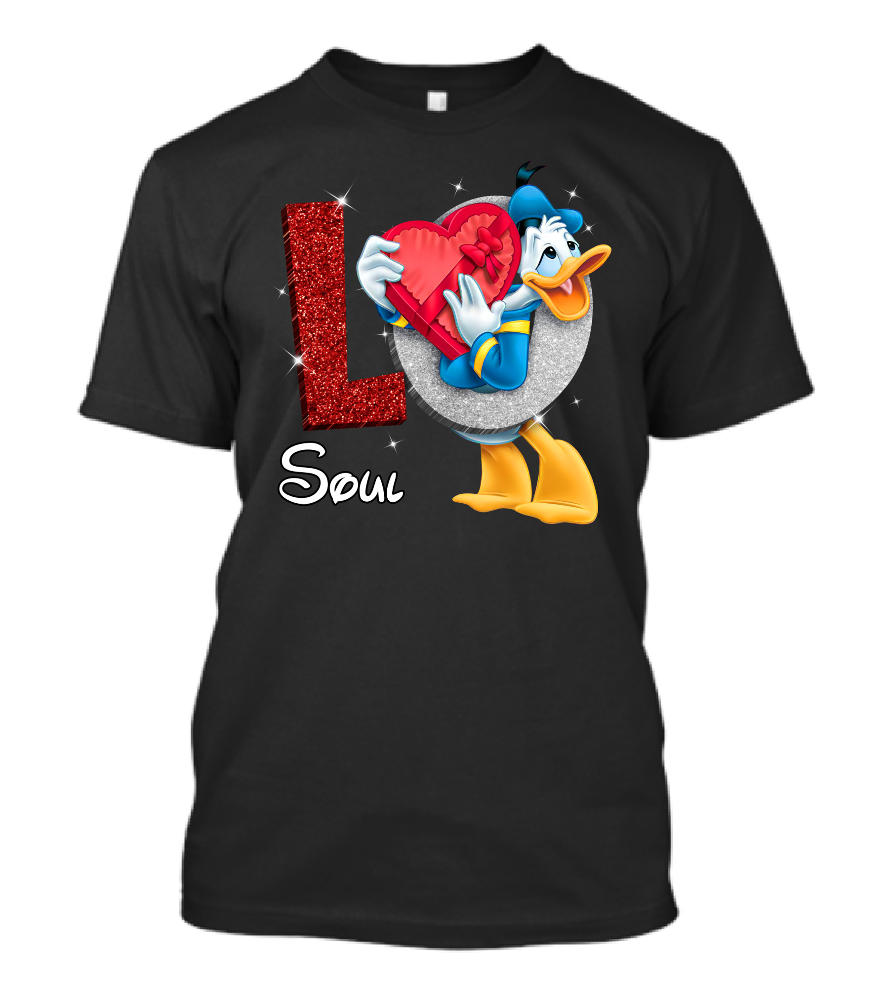 Donald Soul Red Heart L T-Shirt