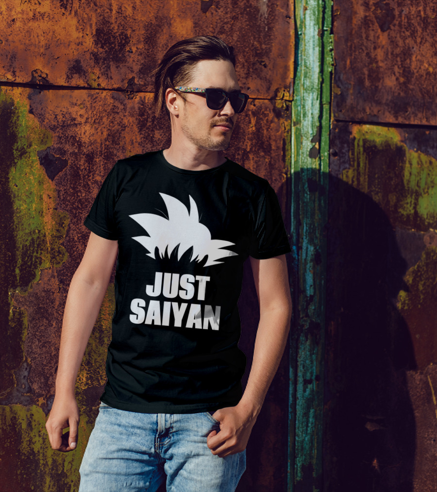 Just Saiyan Dragon Ball Z Super Saiyan Hair T-Shirt