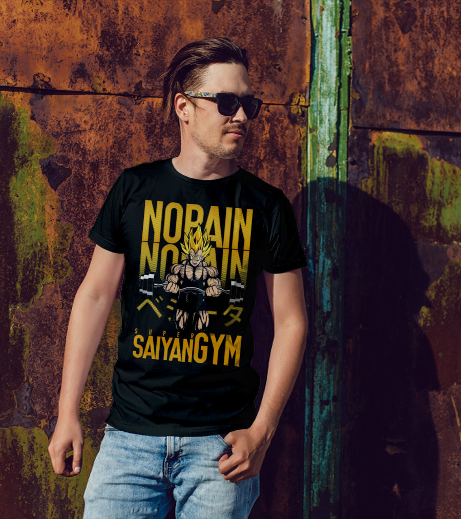 NO PAIN NO PAIN SUPER SAIYAN GYM T-Shirt