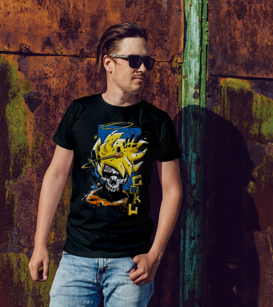 SkullGoku Super Saiyan Anime Fusion T-Shirt