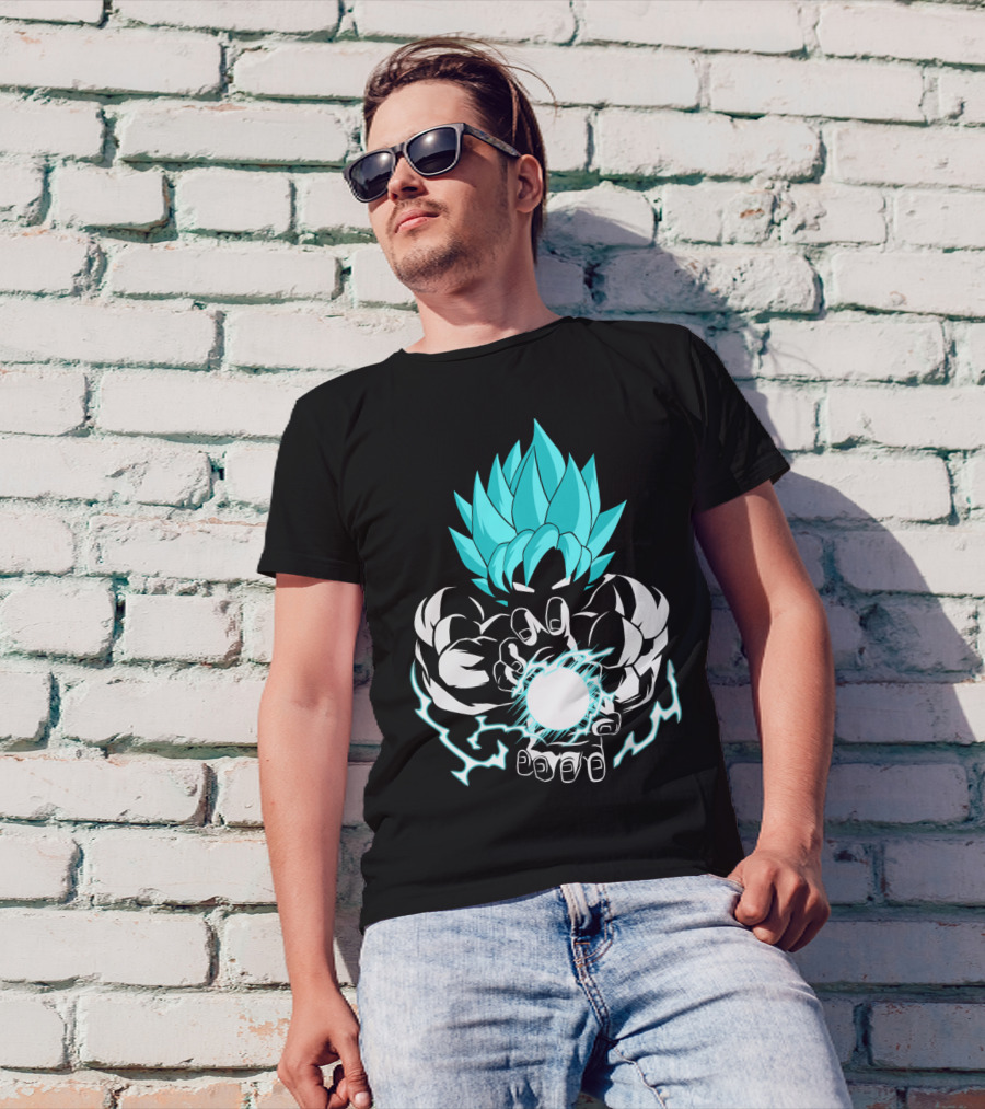 Super Saiyan Blue Energy Charge T-Shirt