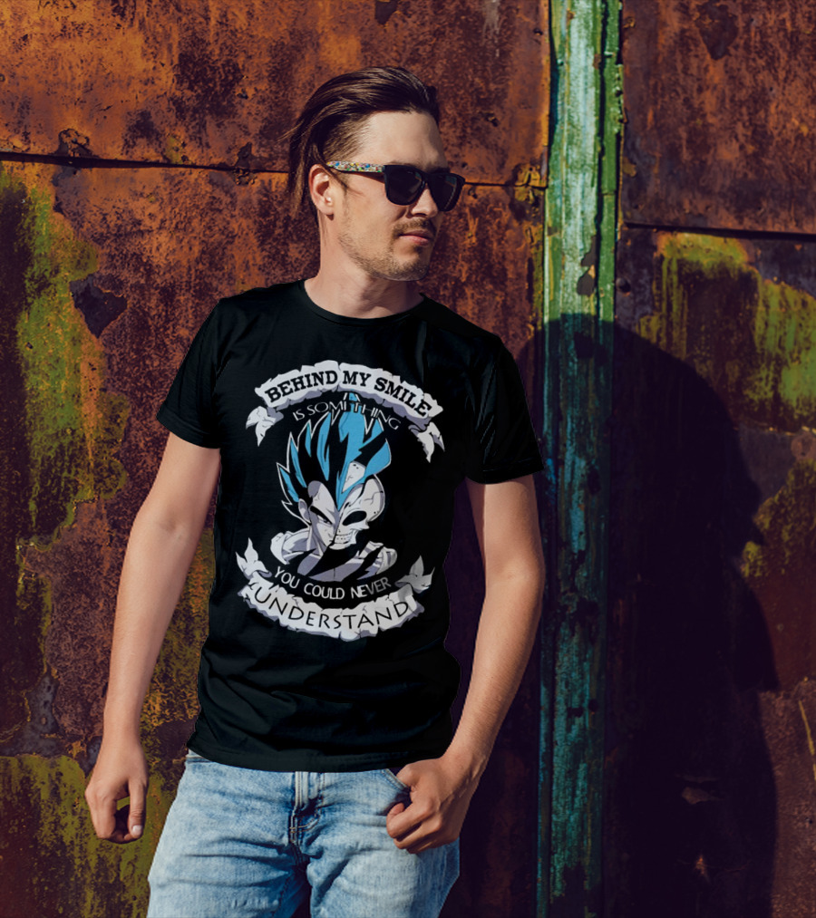 Behind My Smile Is Something You Could Never Understand Vegeta T-Shirt