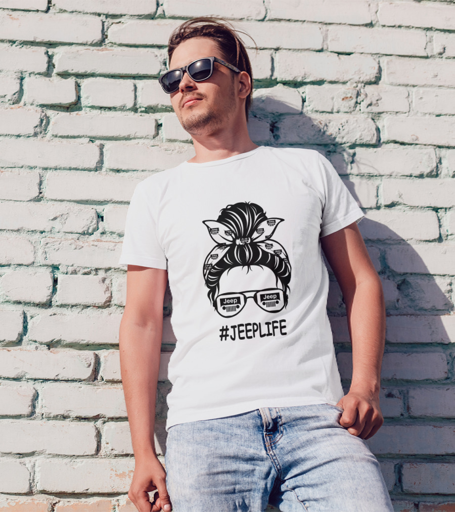 JEEPLIFE Jeep Bandana Sunglasses T-Shirt