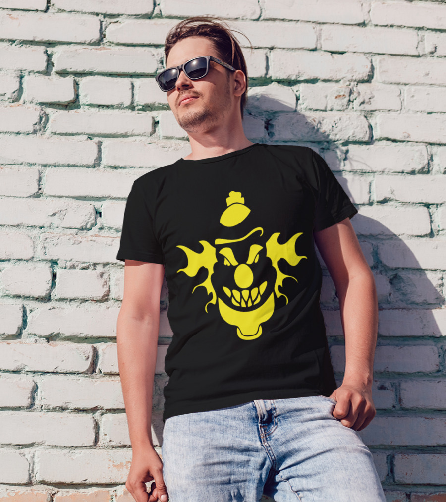 Clown Pumpkin Yellow Face T-Shirt