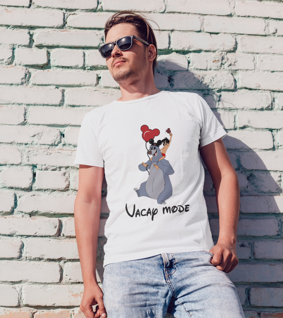 Baloo And Tarzan Vacay Mode Balloon Adventure T-Shirt