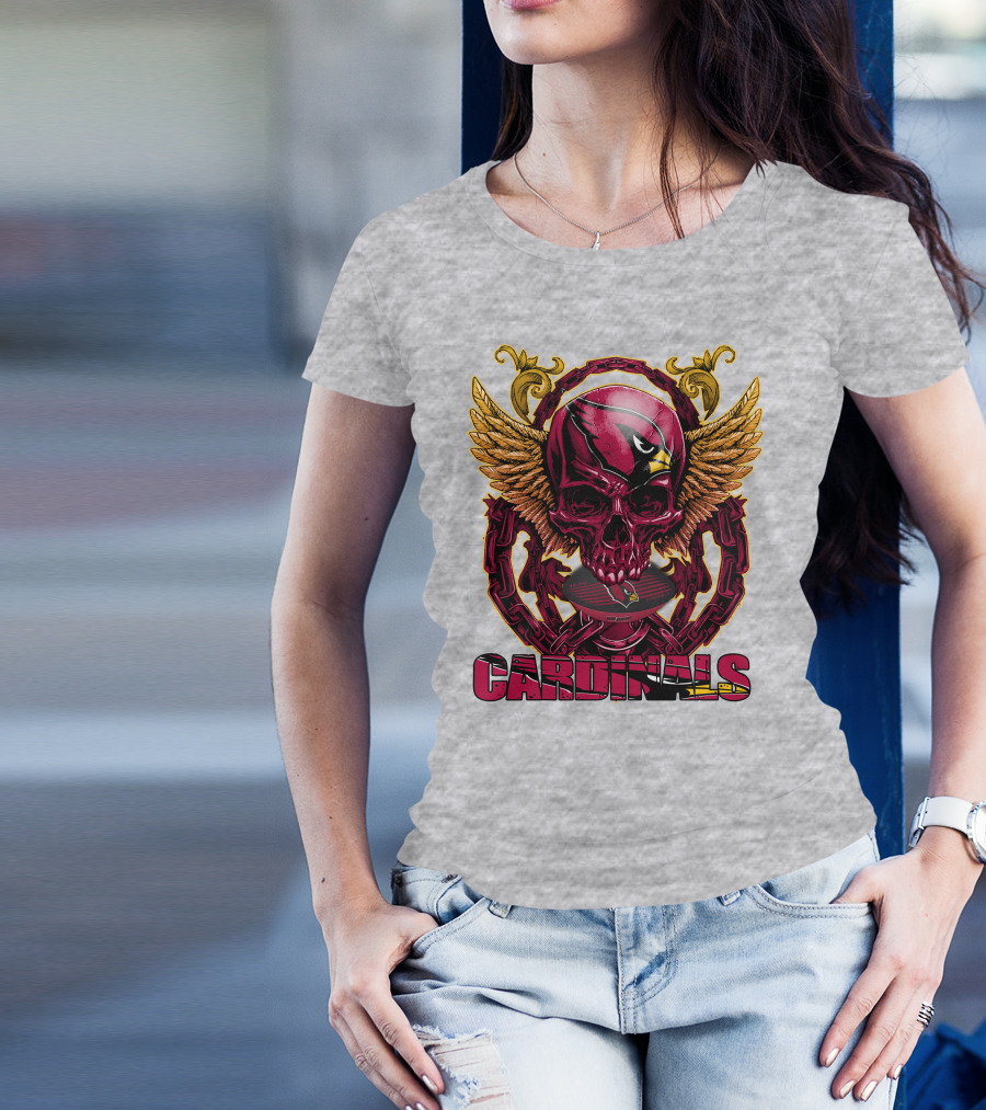 Cardinals Skullfb Arizona Cardinals T-Shirt