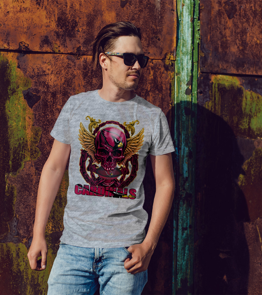 Cardinals Skullfb Arizona Cardinals T-Shirt