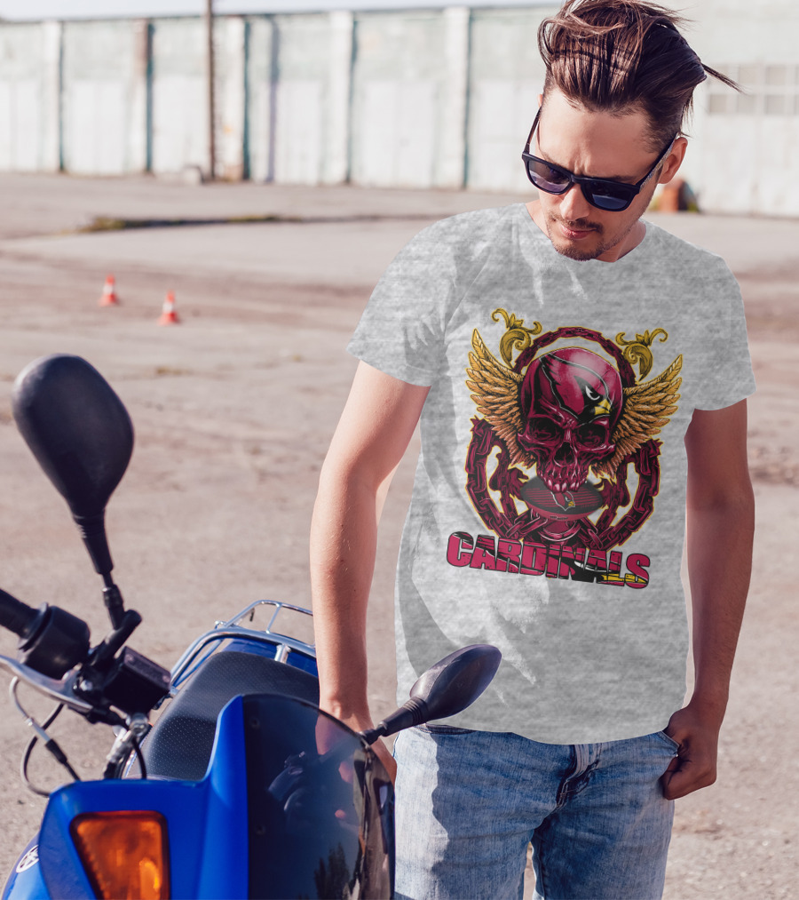 Cardinals Skullfb Arizona Cardinals T-Shirt