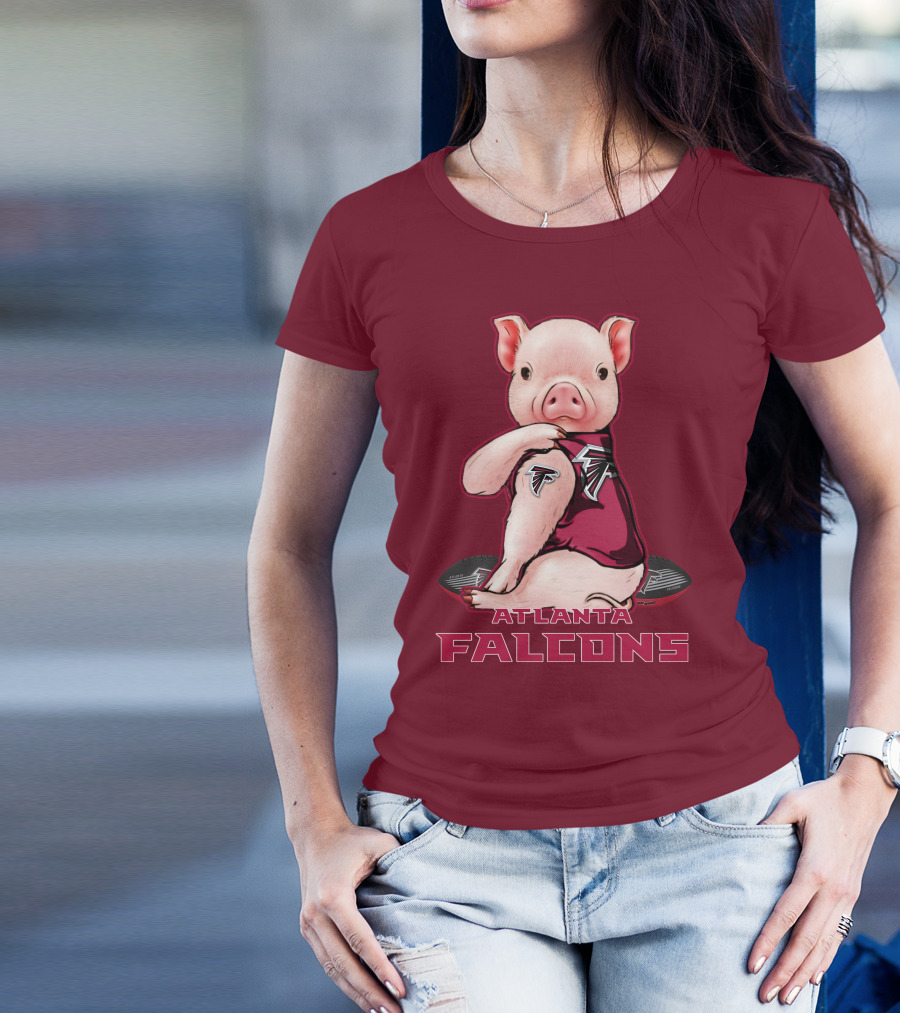 Atlanta Falcons Pig Mascot T-Shirt