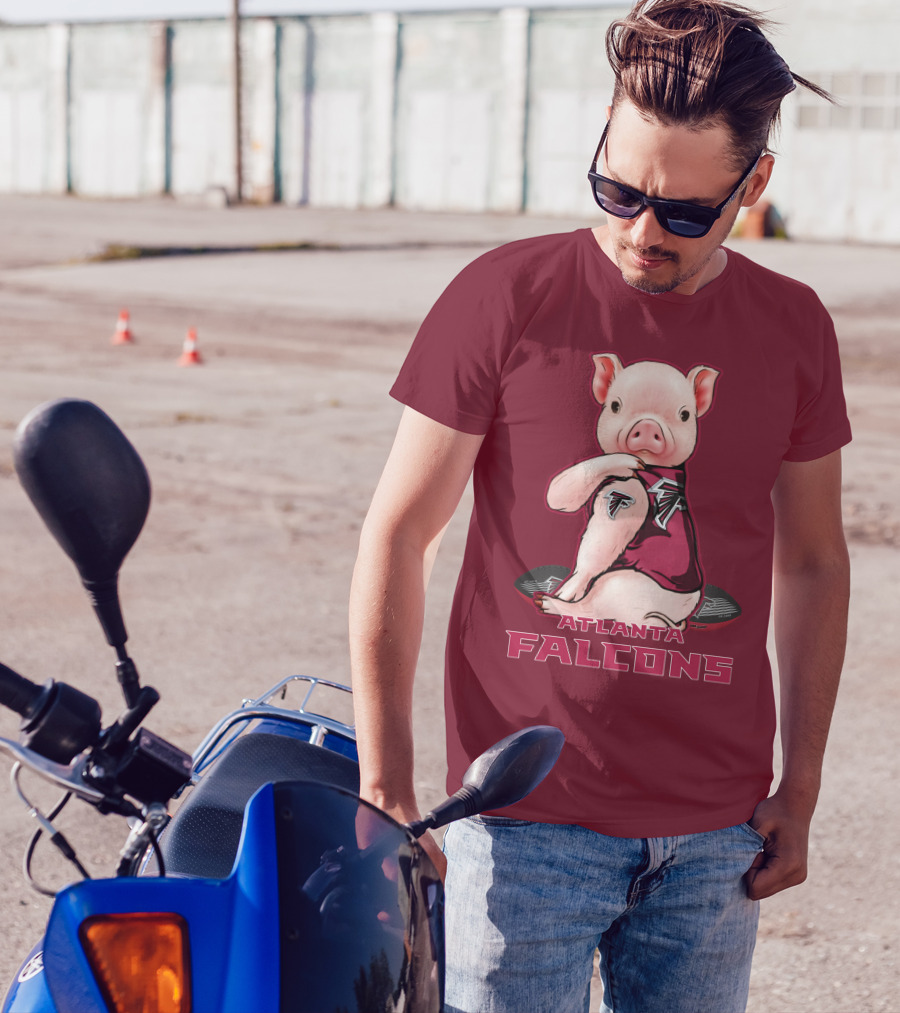 Atlanta Falcons Pig Mascot T-Shirt