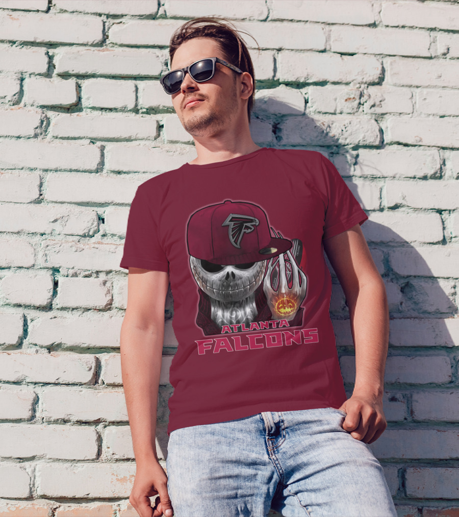 Atlanta Falcons Jackskull Halloween Fan T-Shirt