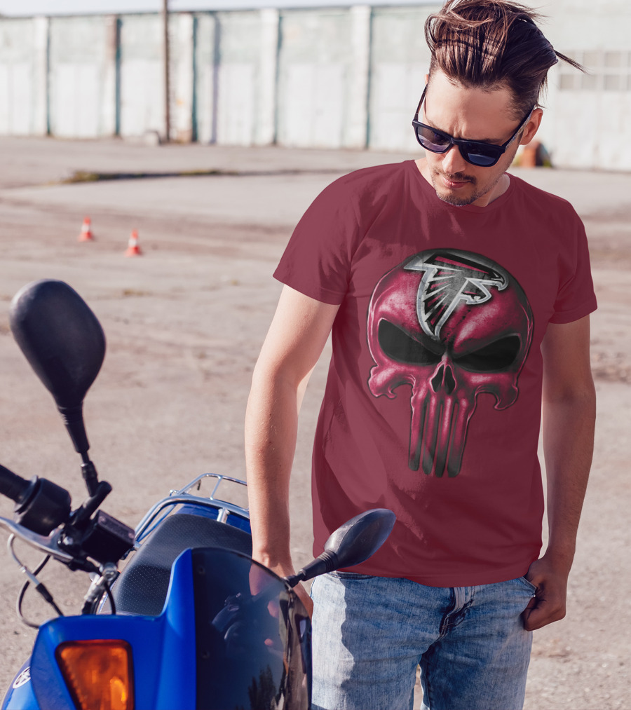 Atlanta Falcons Skull T-Shirt