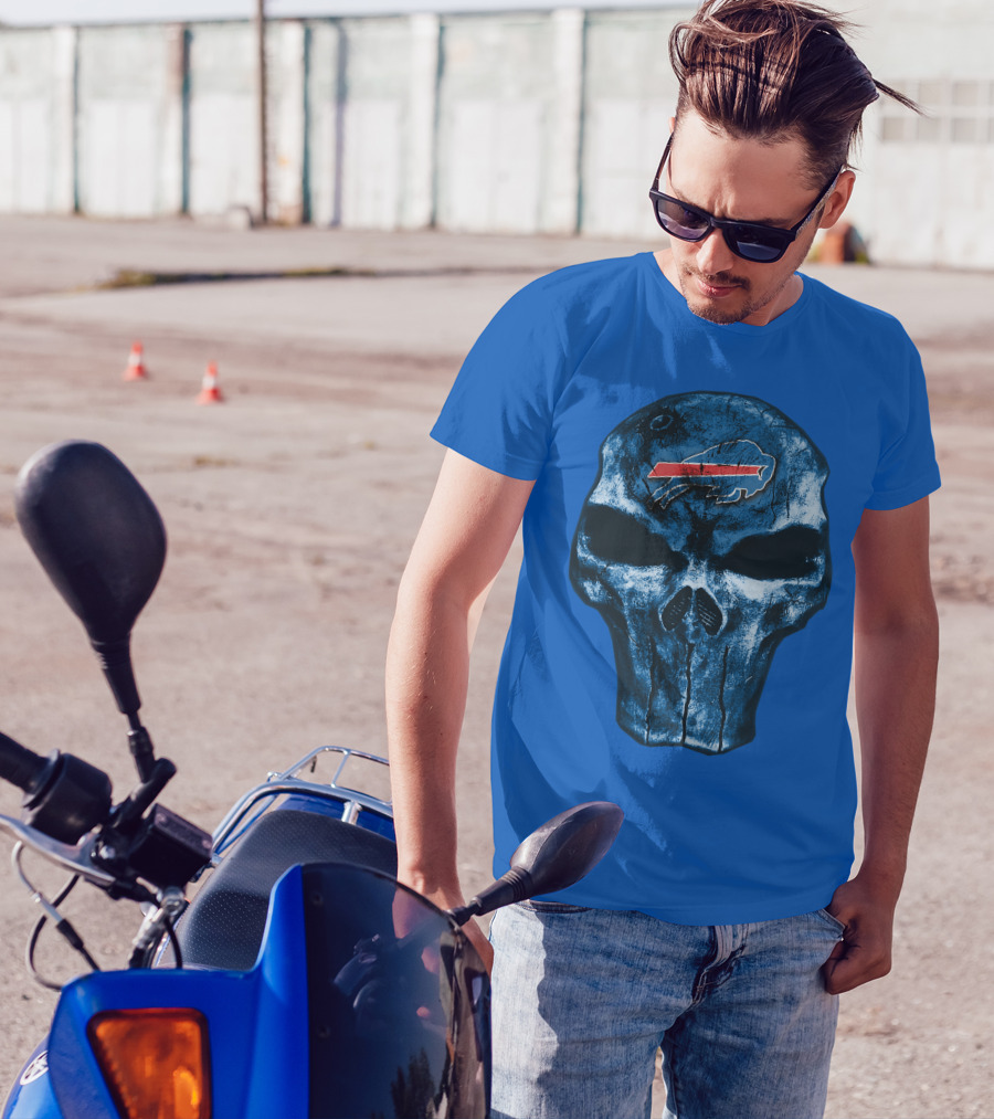 Buffalo Bills Skull Fan T-Shirt