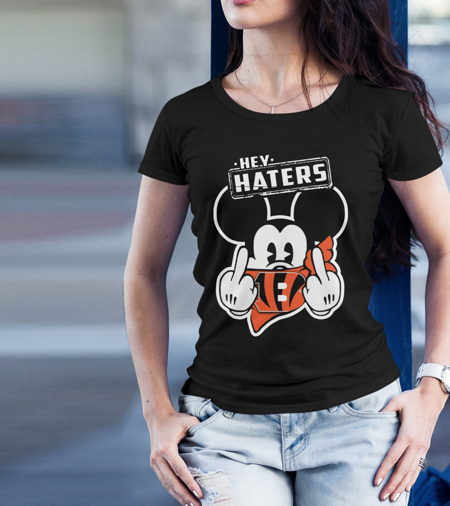 HEY HATERS Mick CINCINNATI BENGALS T-Shirt