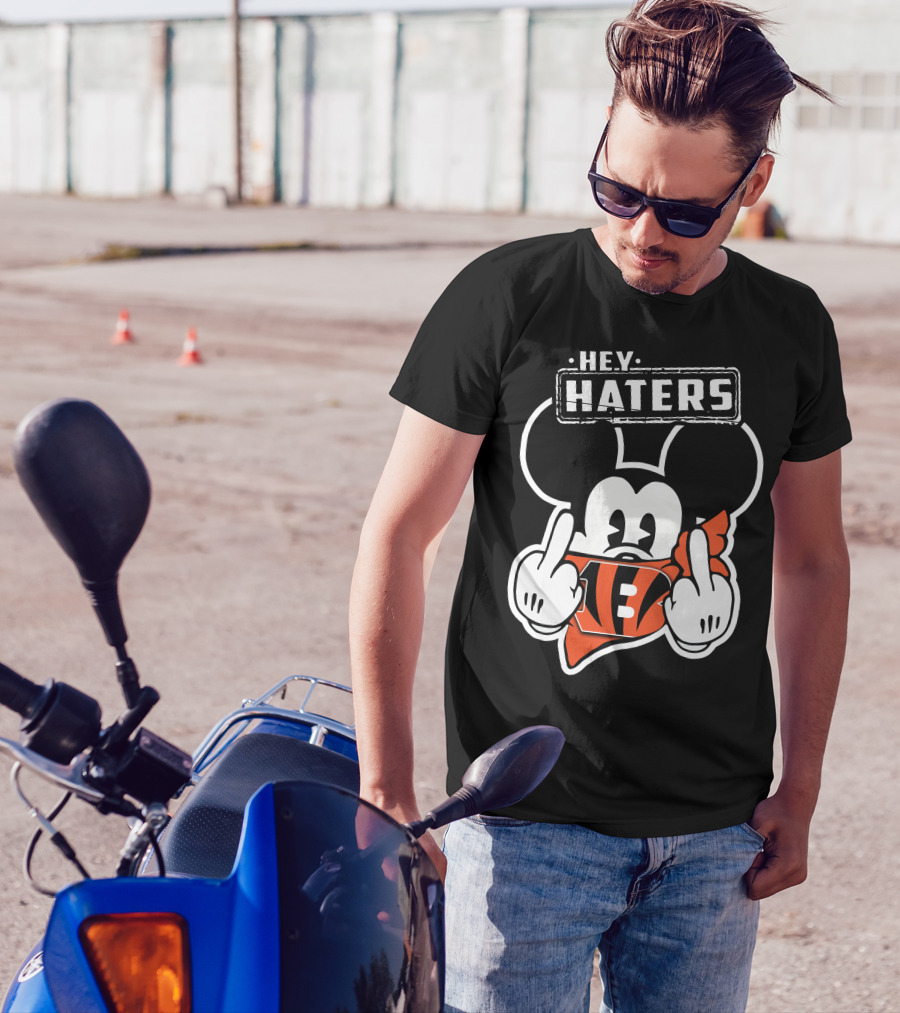 HEY HATERS Mick CINCINNATI BENGALS T-Shirt