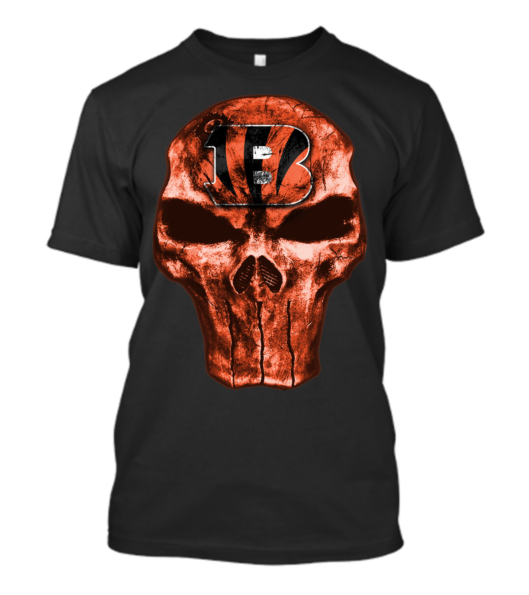 Skull Cincinnati Bengals T-Shirt