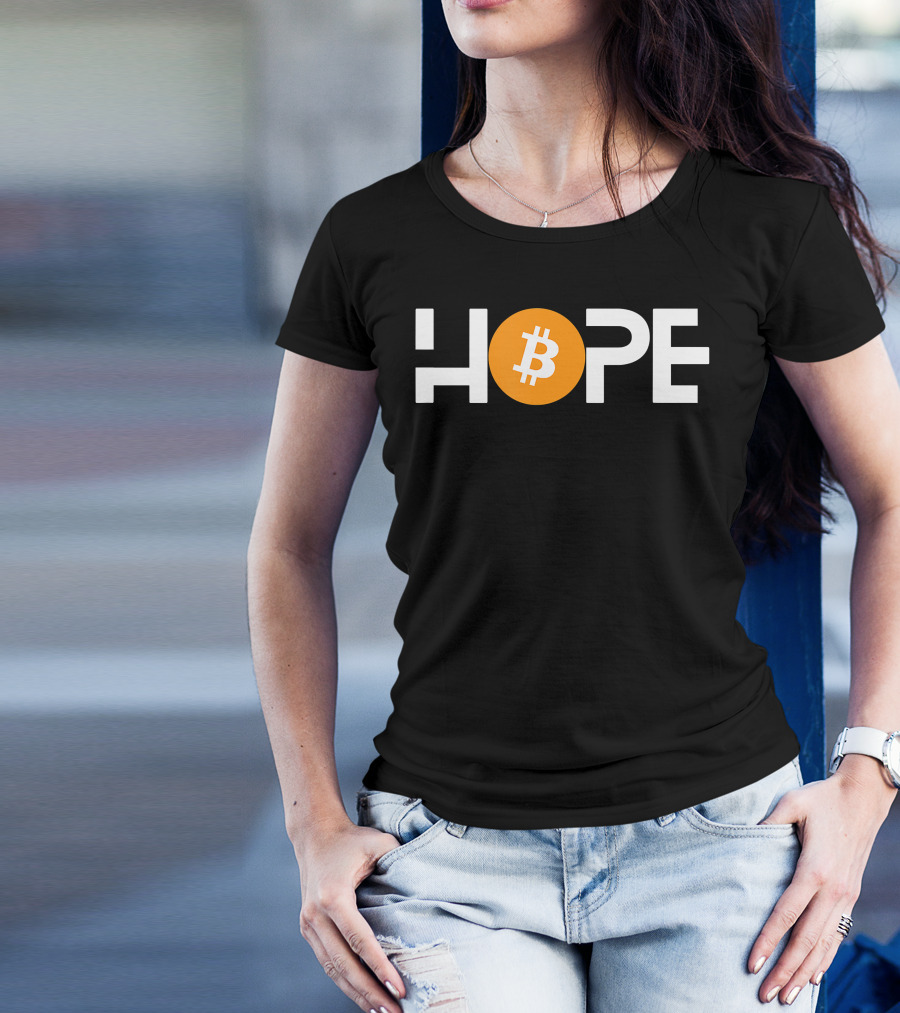 Hope Bitcoin BTC Cryptocurrency T-Shirt