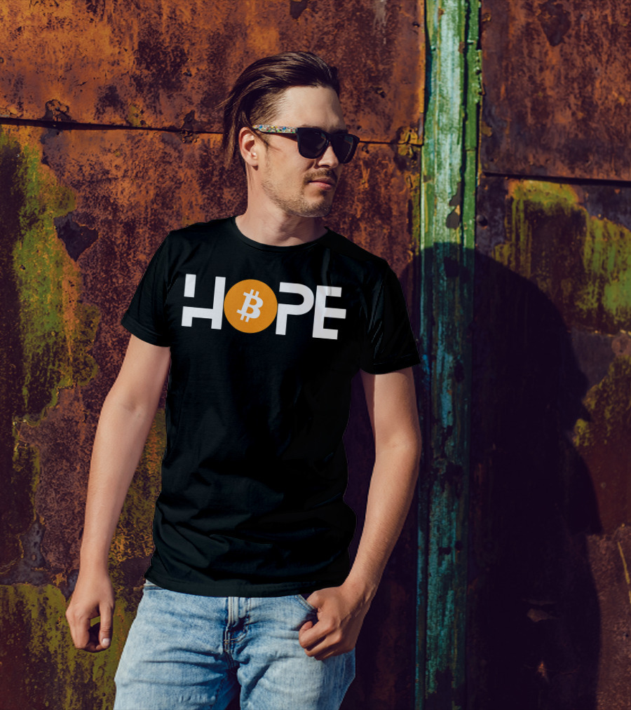 Hope Bitcoin BTC Cryptocurrency T-Shirt