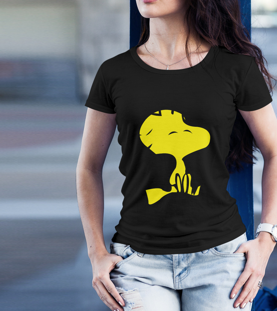 Woodstock Peanuts Cartoon Character Yellow Bird T-Shirt