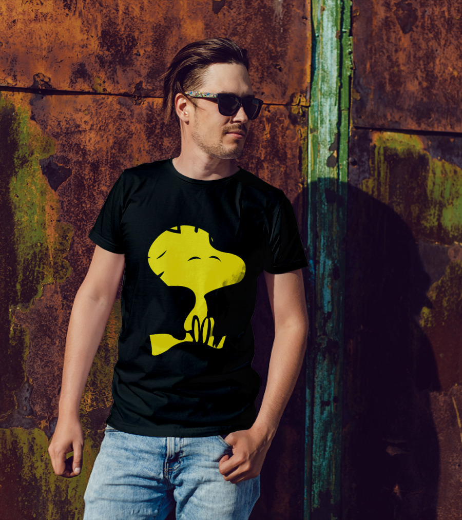 Woodstock Peanuts Cartoon Character Yellow Bird T-Shirt