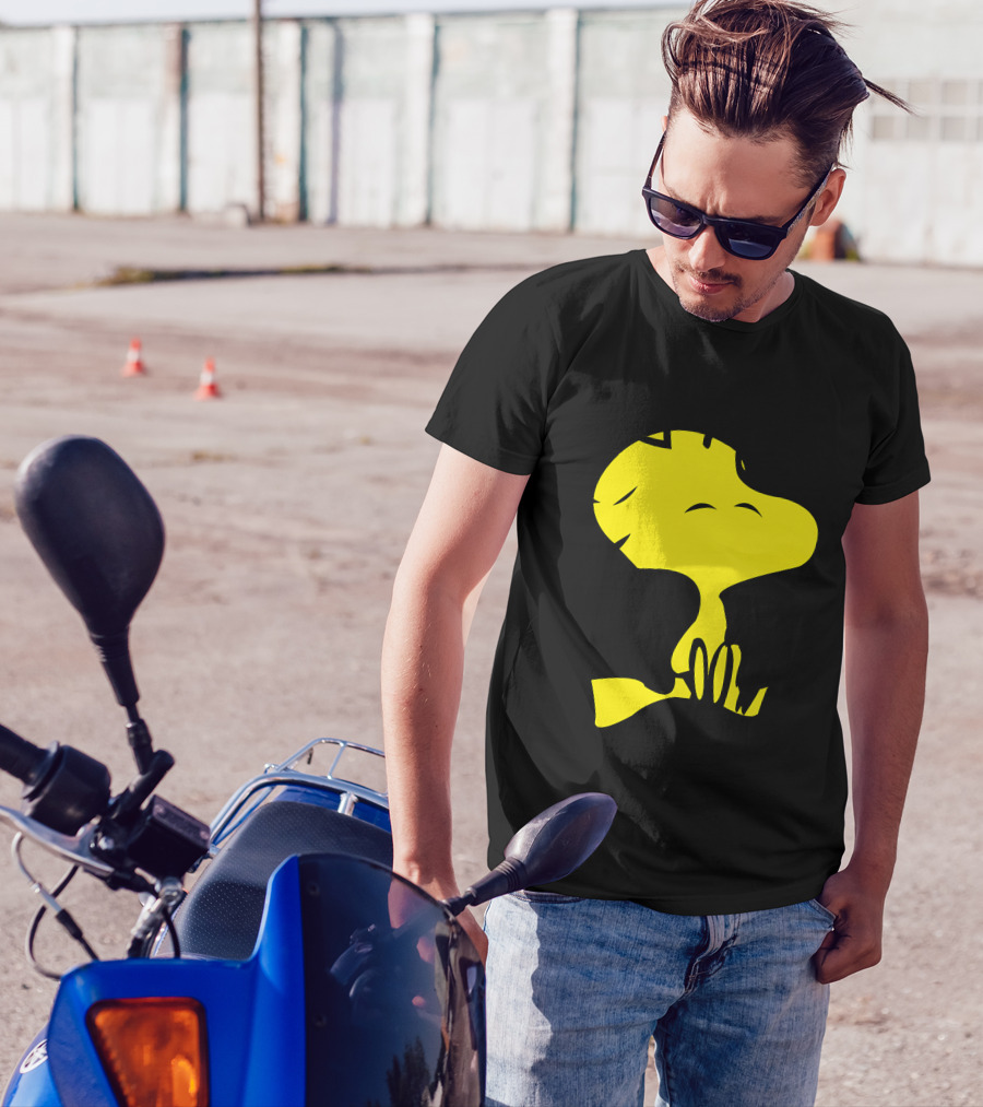 Woodstock Peanuts Cartoon Character Yellow Bird T-Shirt