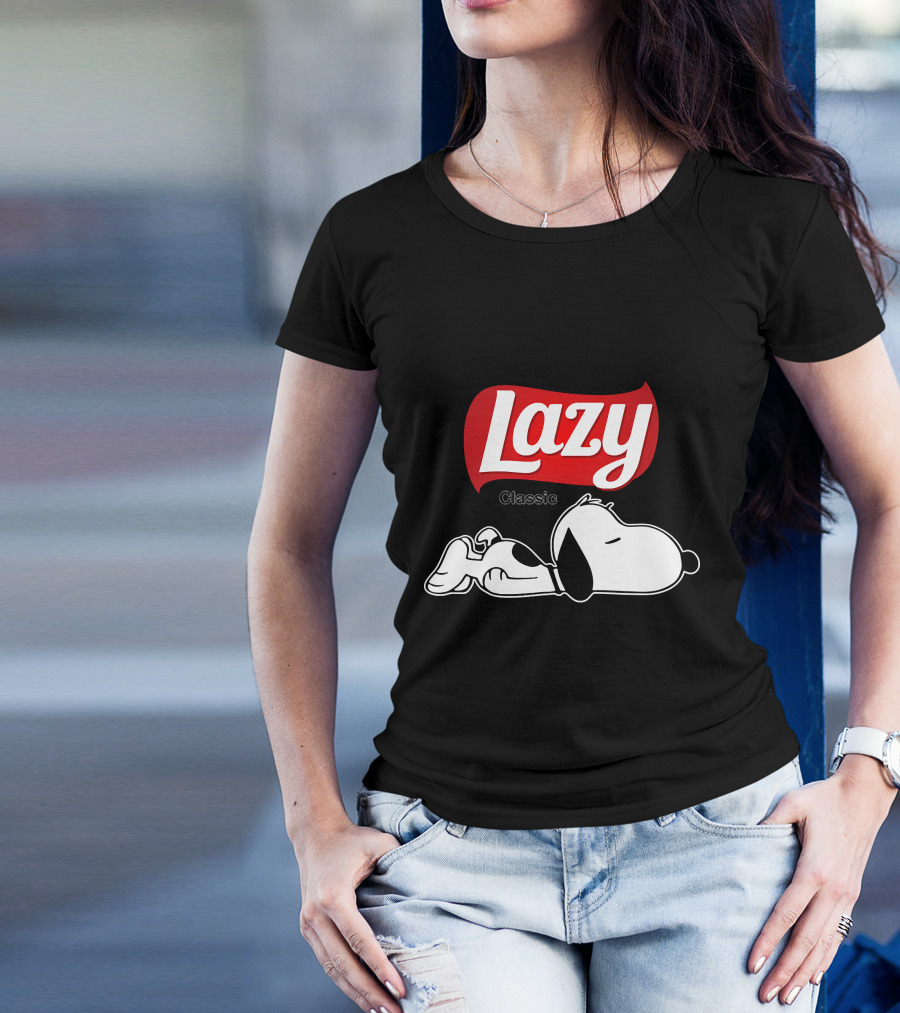 Lazy Classic Snoopy T-Shirt