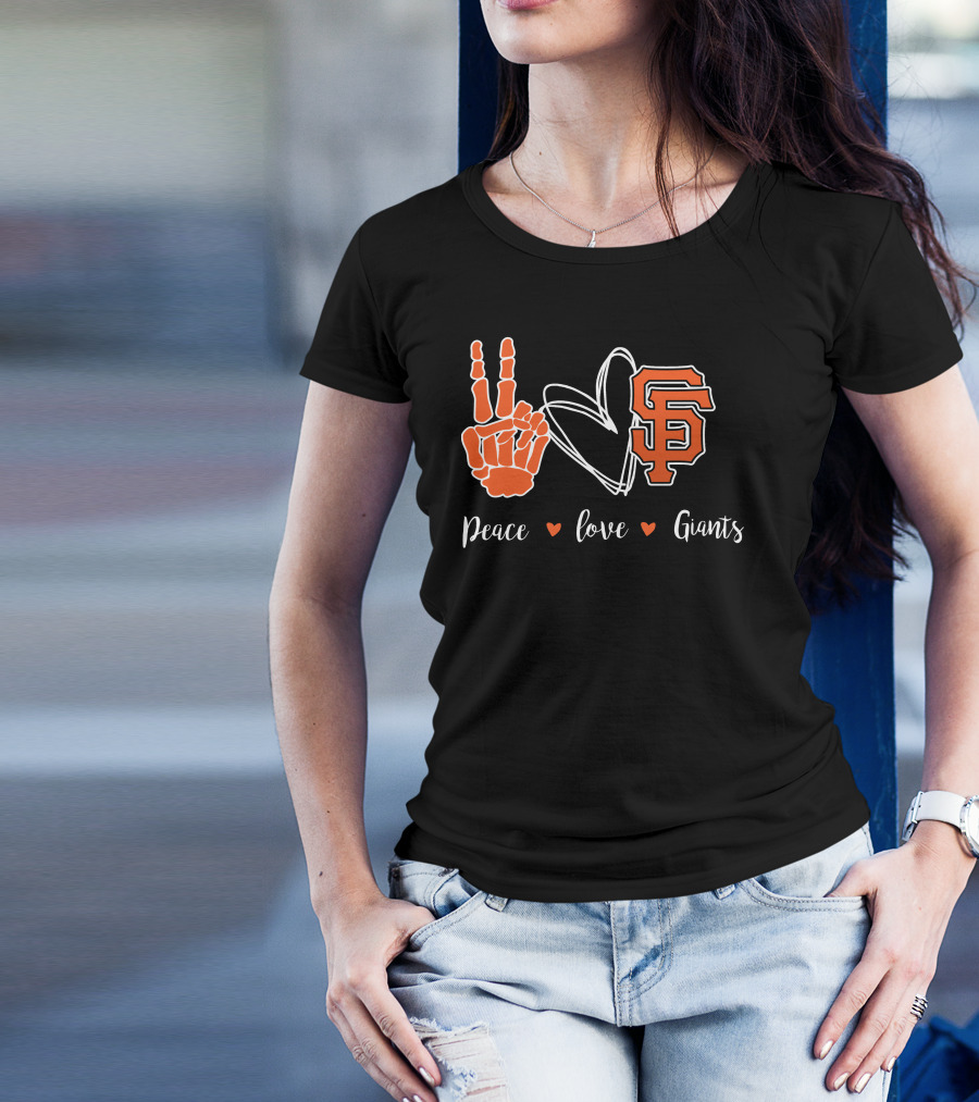 Peace Love San Francisco Giants T-Shirt