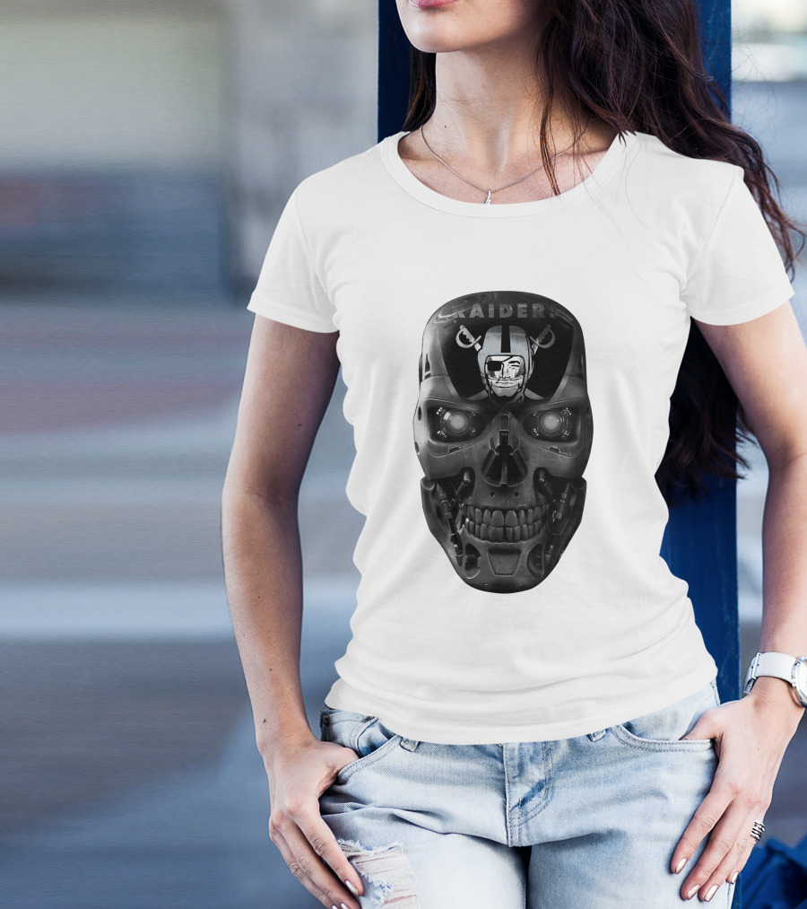 Raiders Skull Cyberpunk Fusion T-Shirt