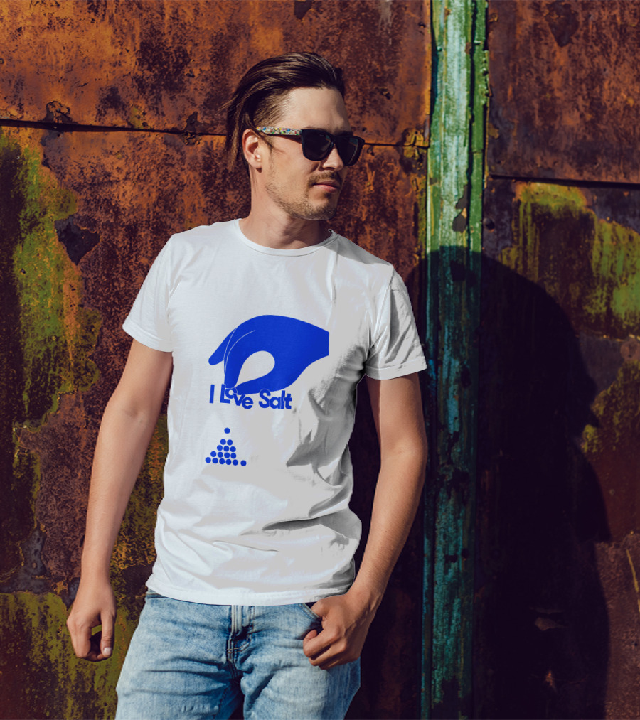Molly Baz Merch I Love Salt Hand Dropping Granules T-Shirt