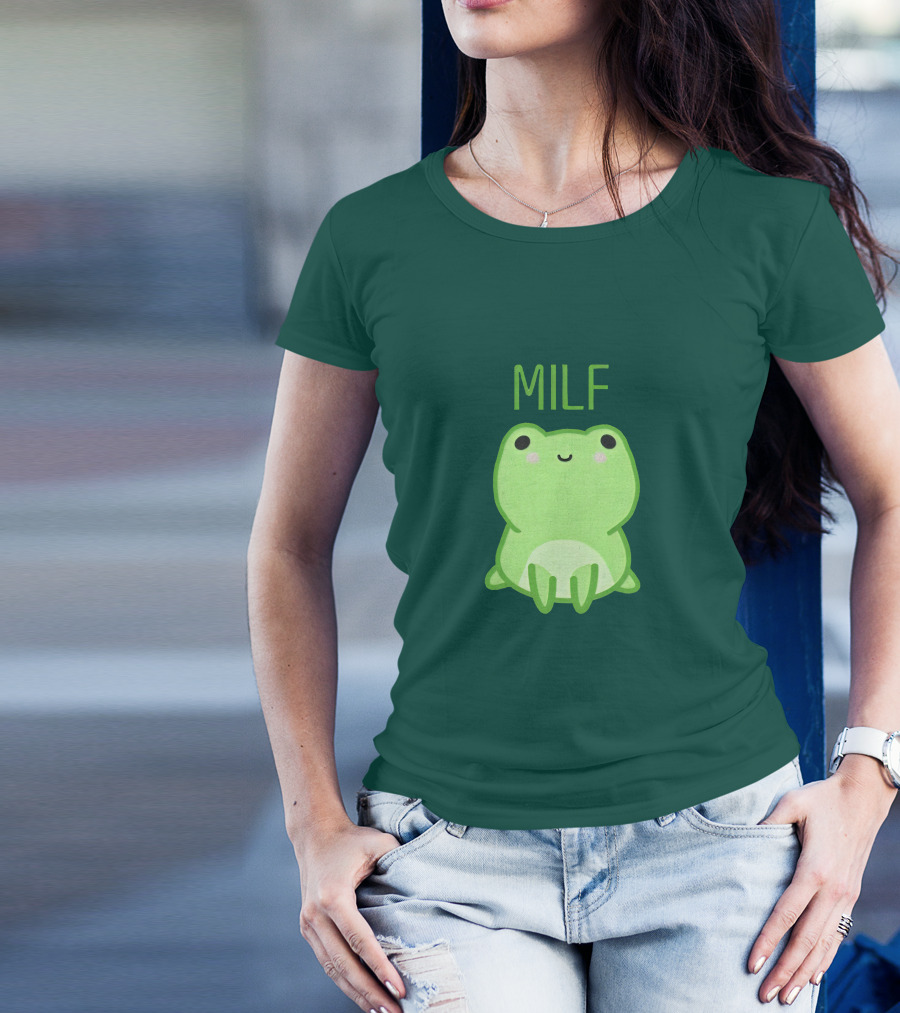 MILF ManILoveFwogs Merch Man I Love Fwogs Cute Frog T-Shirt