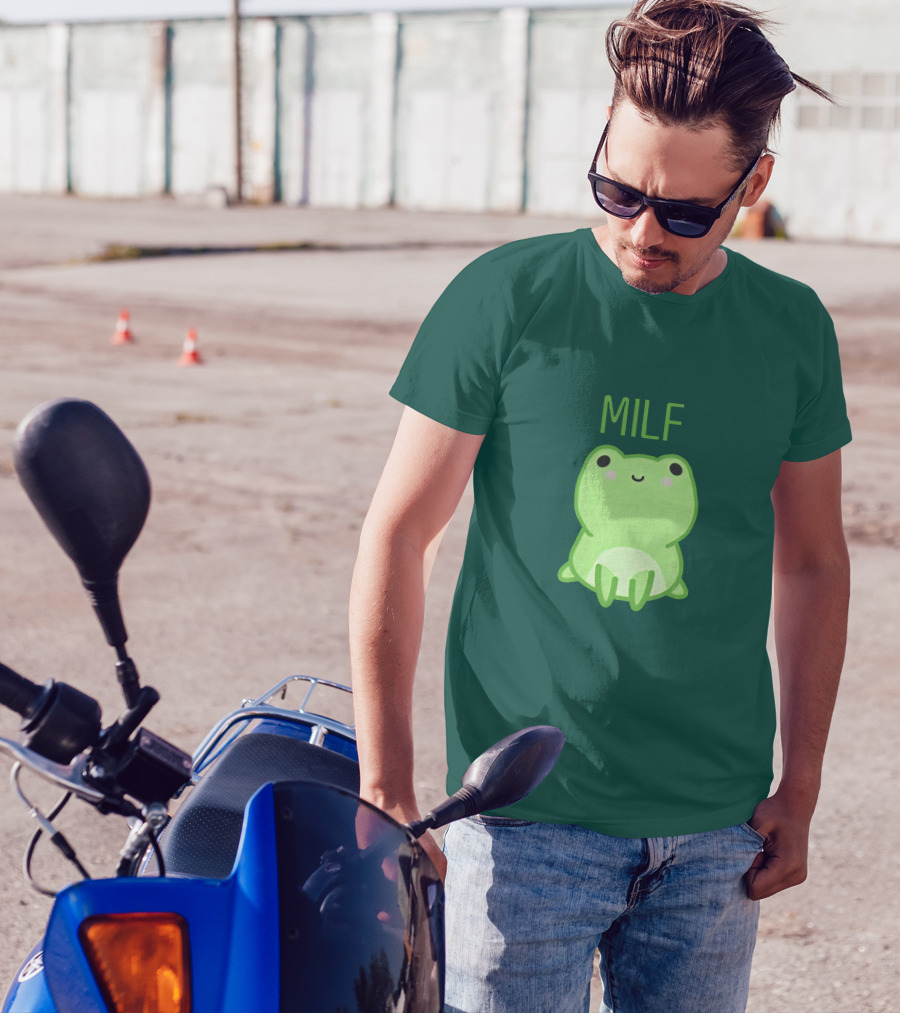 MILF ManILoveFwogs Merch Man I Love Fwogs Cute Frog T-Shirt