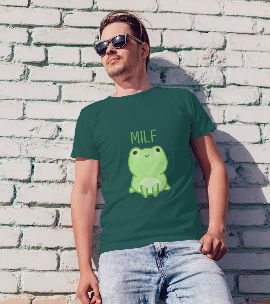Shop The Man I Love Fwogs MILF Merch Store T-Shirt