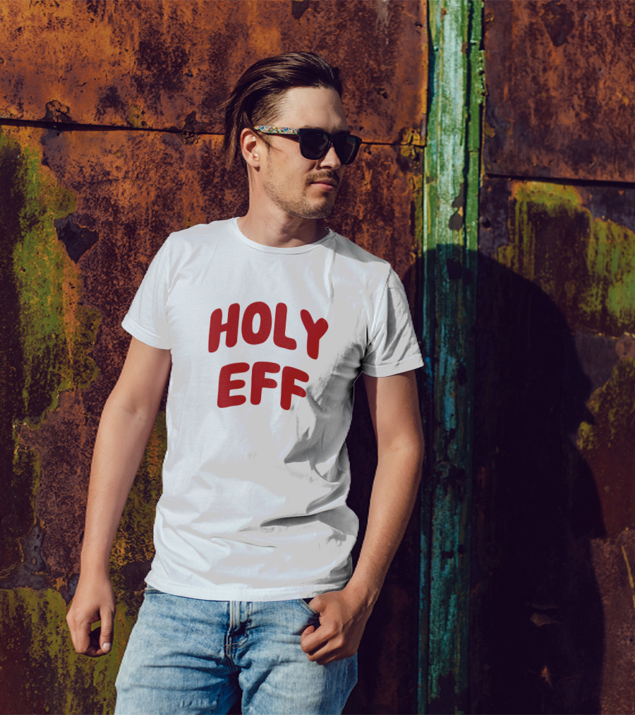 Holy Eff SinjinDrowning Meme Phrase Trend T-Shirt