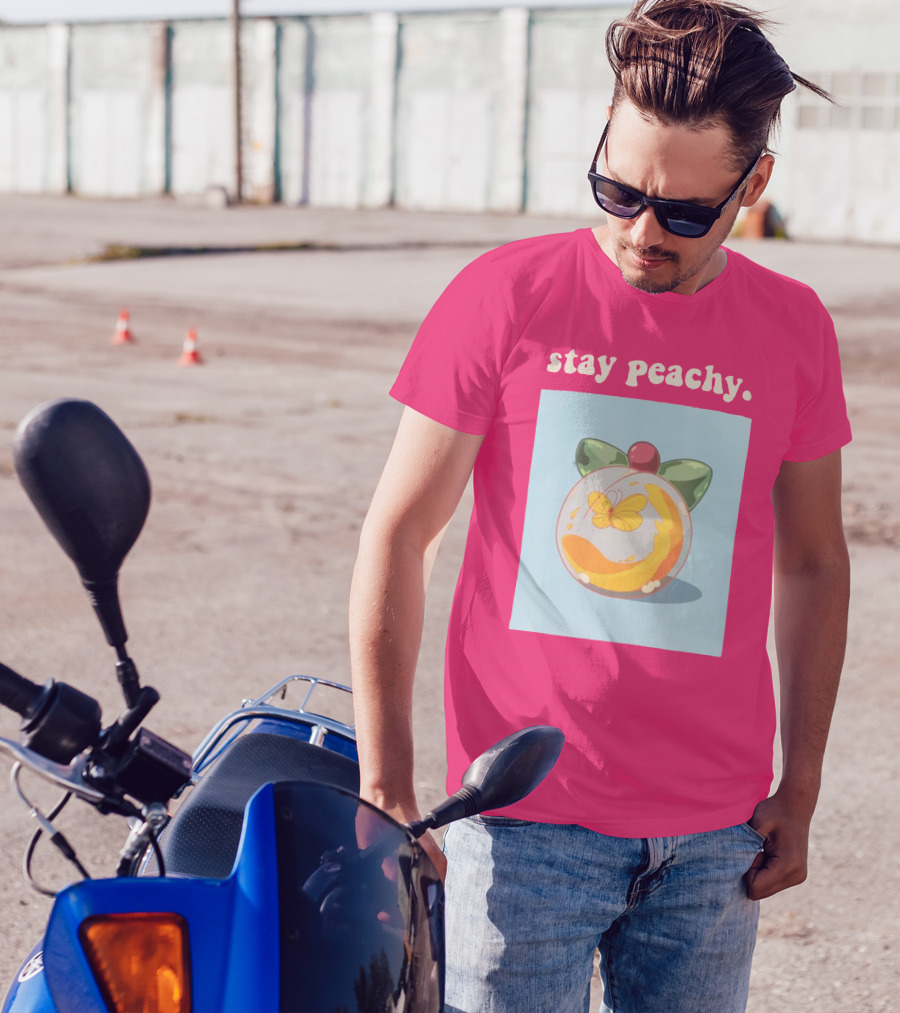 Stay Peachy Butterfly Peachy Squad Merch T-Shirt
