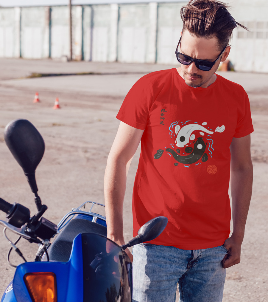 Yin Yang Koi Fish Thomas Sanders Asian Inspired T-Shirt