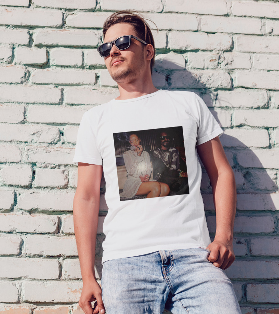 Rihanna Snoop Dogg Fenty Smoky Moment T-Shirt