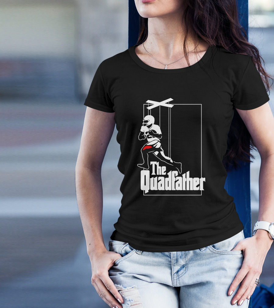 Aj Dillon The Quadfather Football Puppet T-Shirt