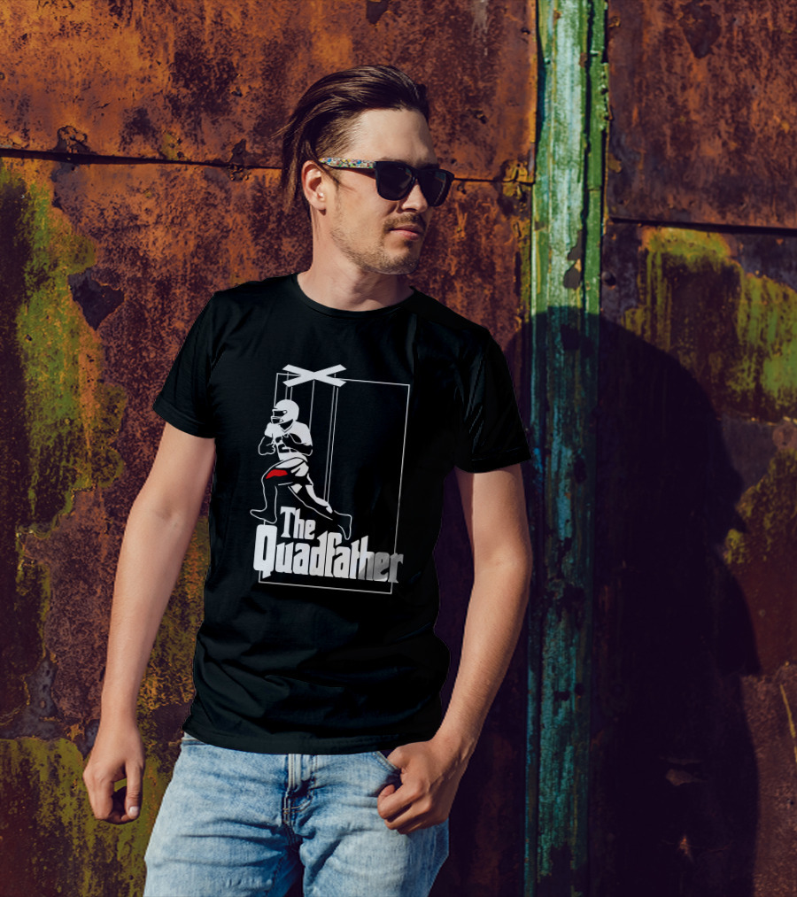 Aj Dillon The Quadfather Football Puppet T-Shirt