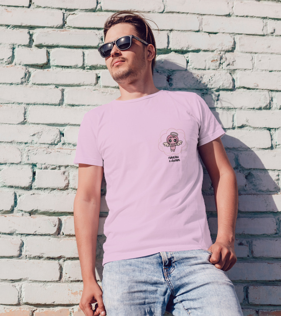 Nihachu X Dream Angel Character Pink T-Shirt