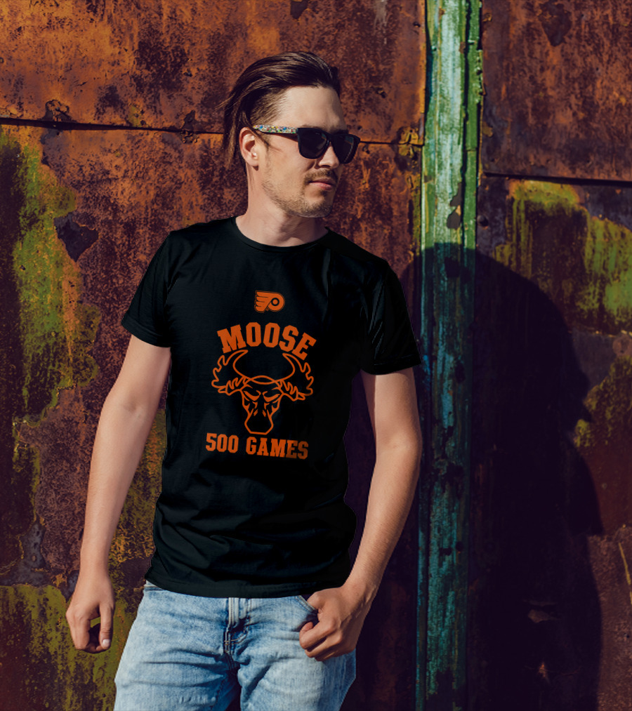 Moose 500 Games Philadelphia Flyers T-Shirt
