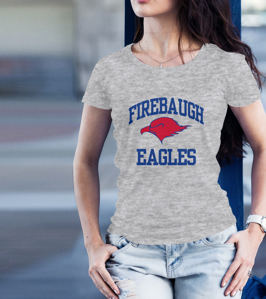 Josh Allen Firebaugh Eagles Buffalo Bills Red Blue Text T-Shirt
