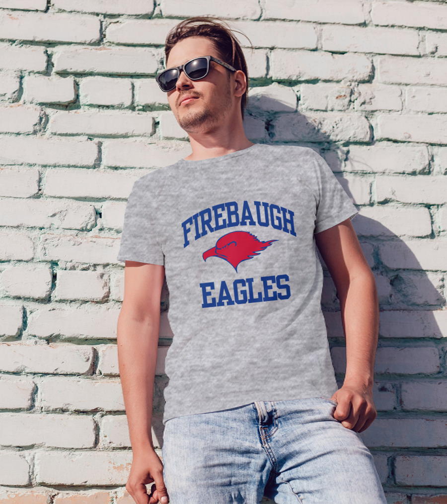 Josh Allen Firebaugh Eagles Buffalo Bills Red Blue Text T-Shirt