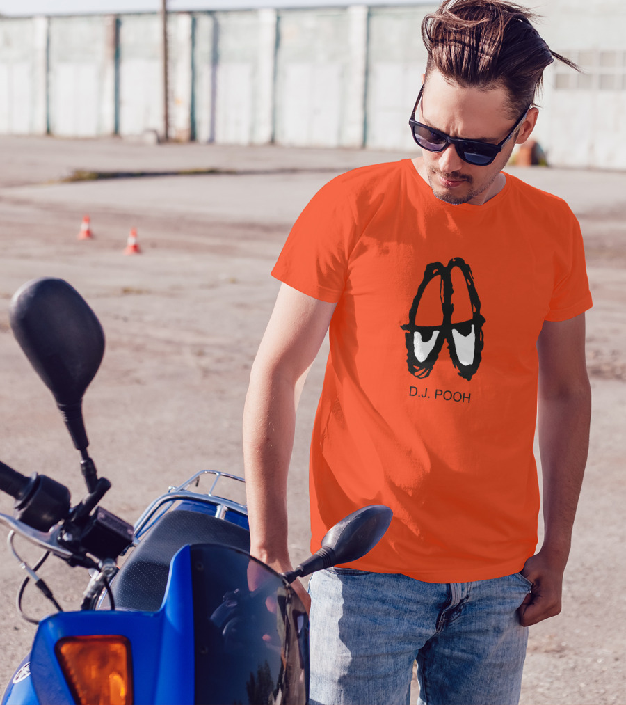D.J. Pooh Orange Shoes T-Shirt
