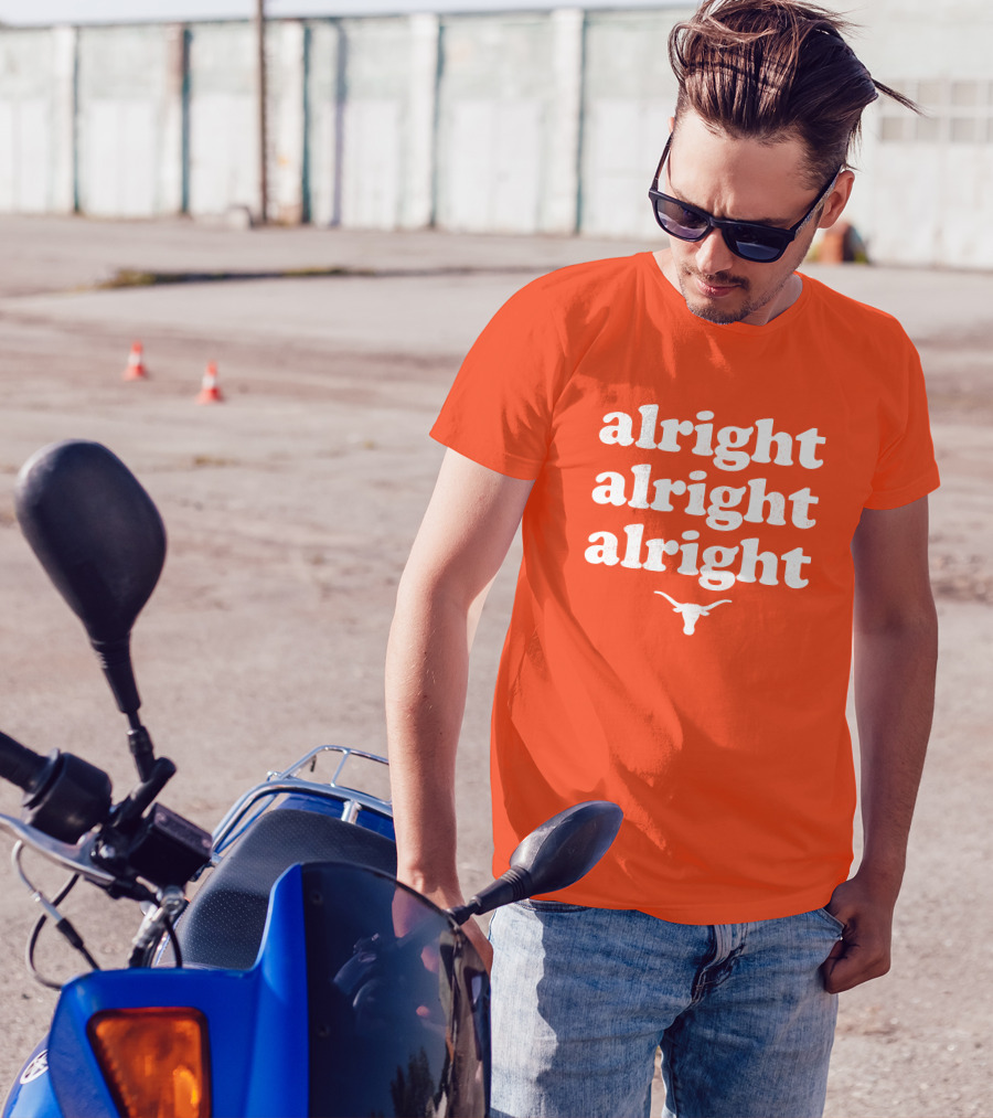Alright Alright Alright Texas Longhorns Longhorn T-Shirt