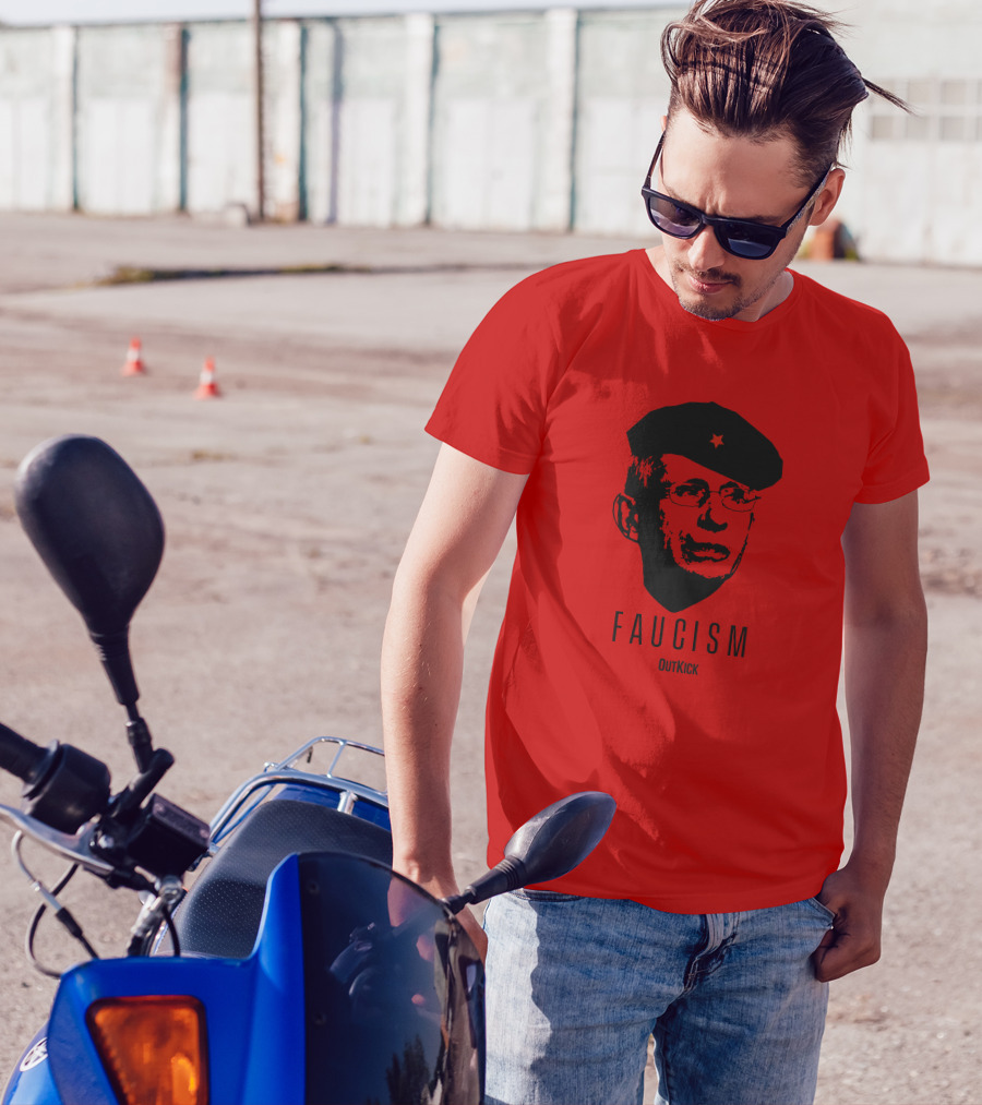 OutKick Merch Faucism Clay Travis Che Hat T-Shirt