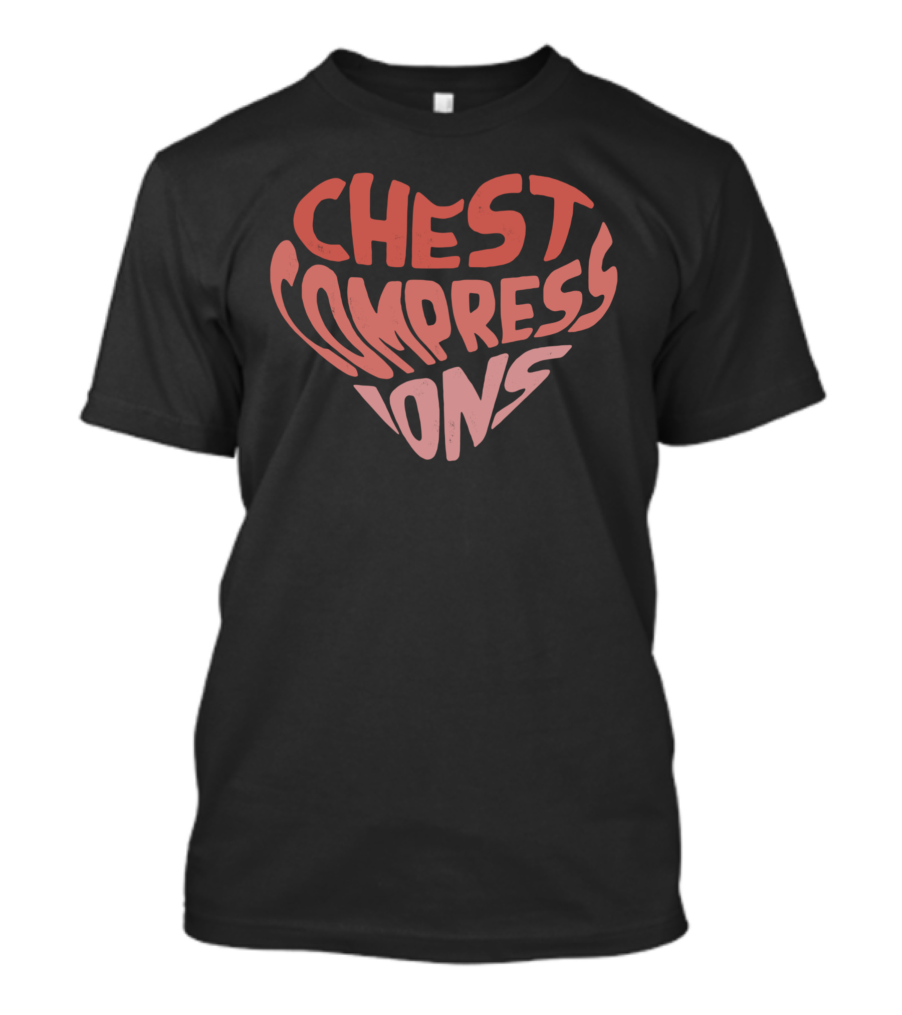 Doctor Mike Shop Heart-Shaped Chest Compressions T-Shirt